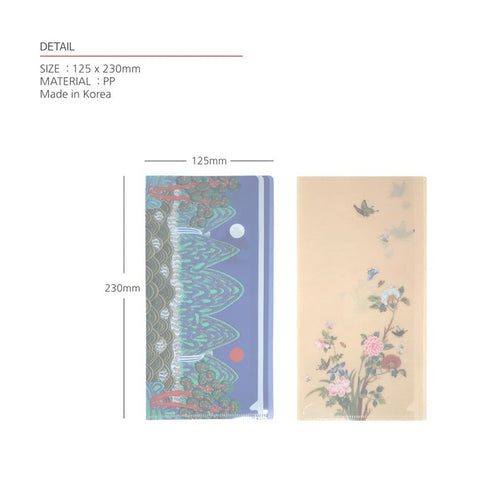Mini Clear File Folder (Minhwa Design)