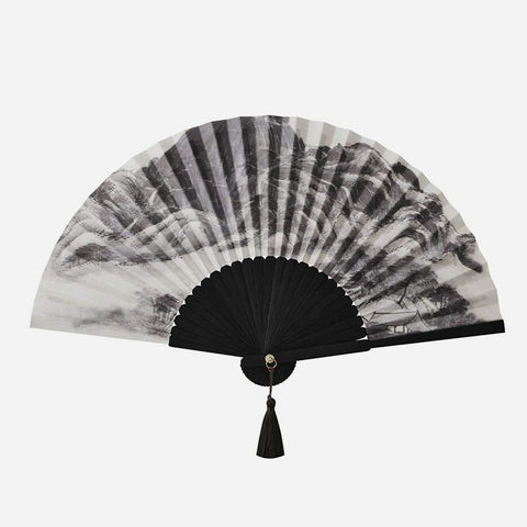 Folding fan (Clearing after Rain on Mount Inwang)