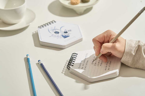 Spiral Notepad (Porcelain Blue Floral)