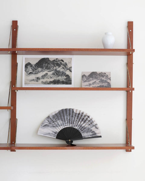 Folding fan (Clearing after Rain on Mount Inwang)