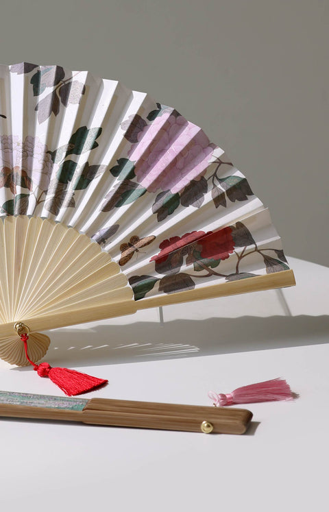 Folding fan (Flowers and Butterflies)