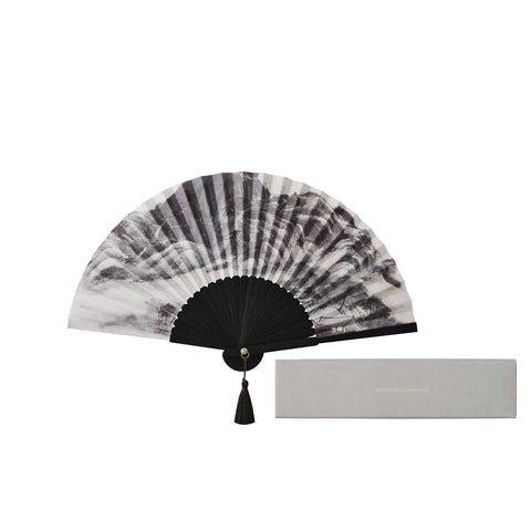 Folding fan (Clearing after Rain on Mount Inwang)
