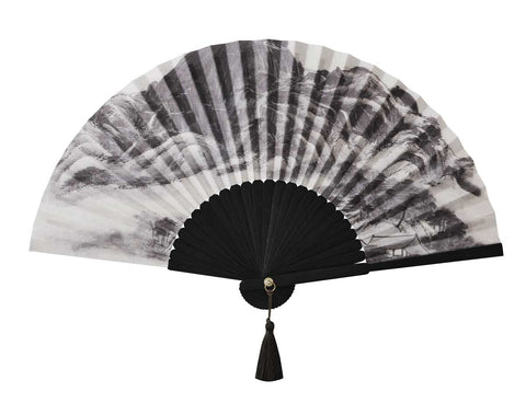 Folding fan (Clearing after Rain on Mount Inwang)