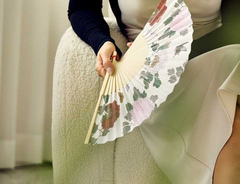 Folding fan (Flowers and Butterflies)