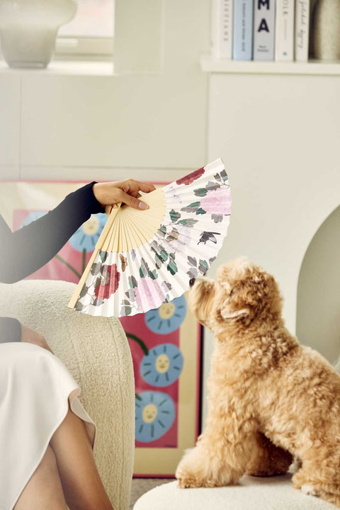Folding fan (Flowers and Butterflies)