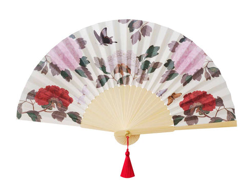 Folding fan (Flowers and Butterflies)