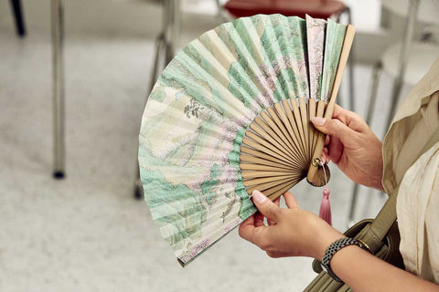 Folding fan(Boating to Peach Blossom Spring)