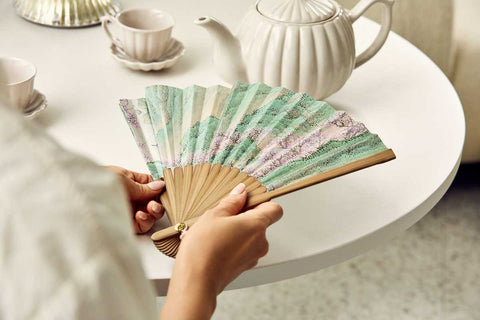 Folding fan(Boating to Peach Blossom Spring)