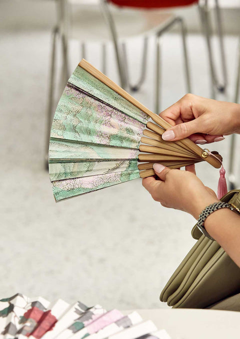 Folding fan(Boating to Peach Blossom Spring)