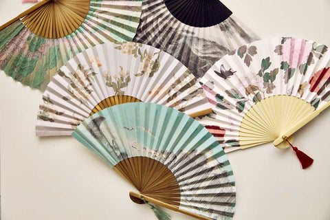 Folding fan(Boating to Peach Blossom Spring)