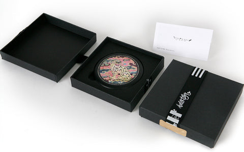 Hand Mirror (Embroidered Tiger)