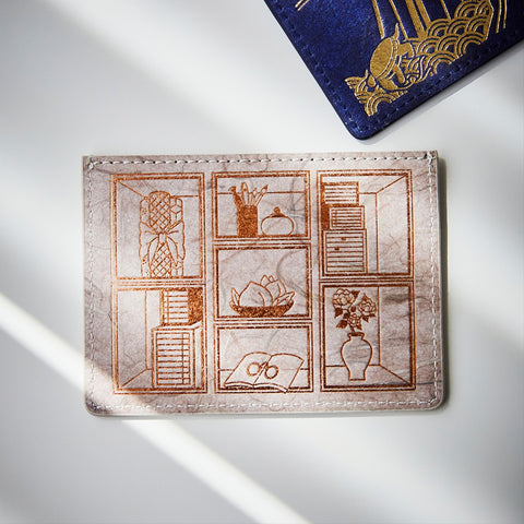Hanji Leather Card Wallet (Chaekgado)