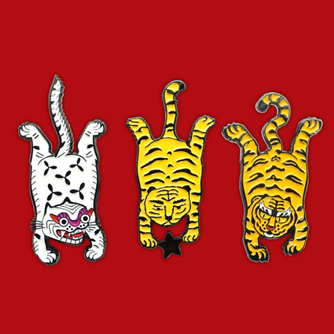 Badge (Leopard Pattern)
