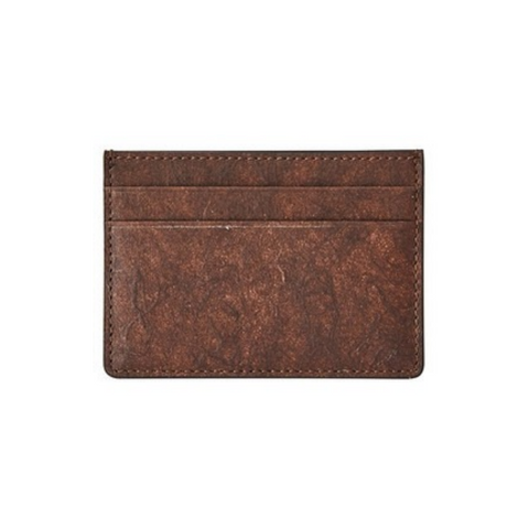Hanji Leather Card Wallet (Brown)