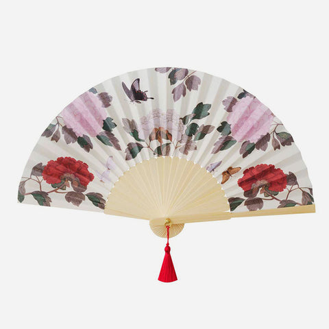 Folding Fan(Flowers and Butterflies)