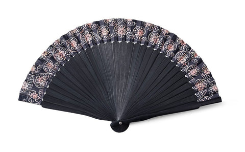 Folding Fan & Handkerchief Set (Peony)