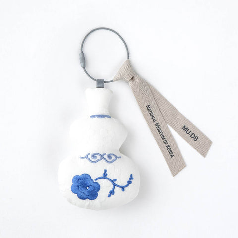 Keyring(Bottle with Flower and Scroll)