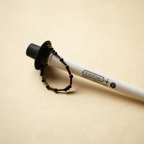 Ballpoint Pen (Black Gat String)