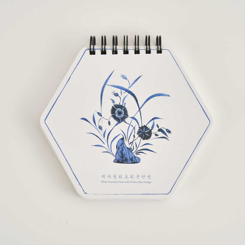 Spiral Notepad (Porcelain Blue Floral)