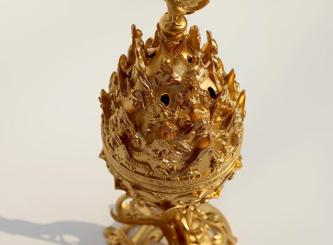 Miniature of the Great Gilt-Bronze Incense Burner of Baekje