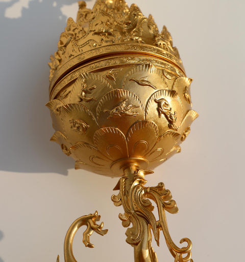 Miniature of the Great Gilt-Bronze Incense Burner of Baekje