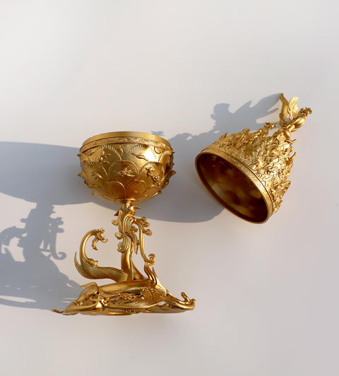 Miniature of the Great Gilt-Bronze Incense Burner of Baekje