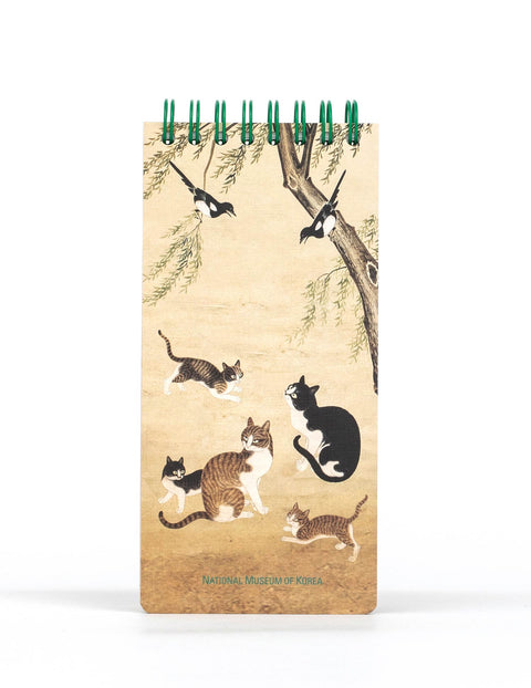 Spiral Notepad(Willow Tree and Cats)