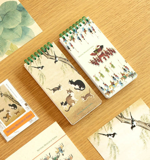 Spiral Notepad(Willow Tree and Cats)