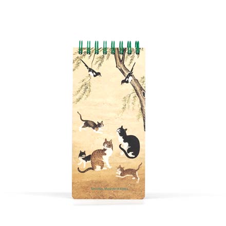 Spiral Notepad(Willow Tree and Cats)