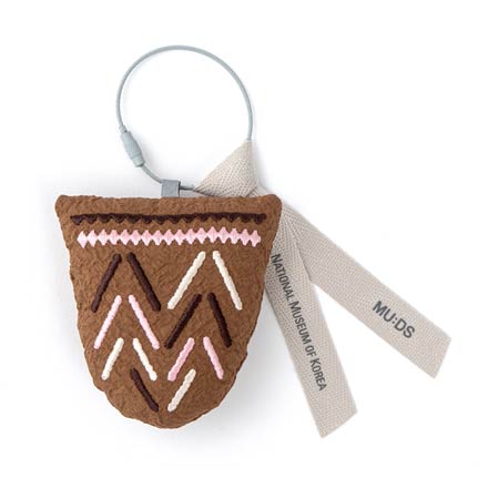 Keyring(Comb-pattern Pottery)