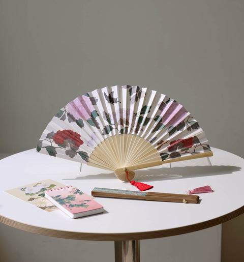 Folding Fan(Flowers and Butterflies)