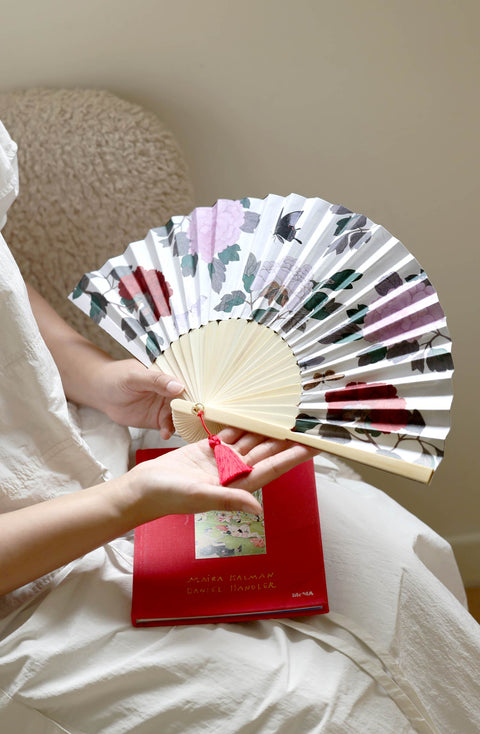 Folding Fan(Flowers and Butterflies)