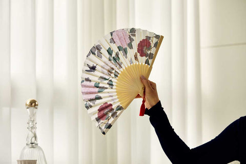 Folding Fan(Flowers and Butterflies)