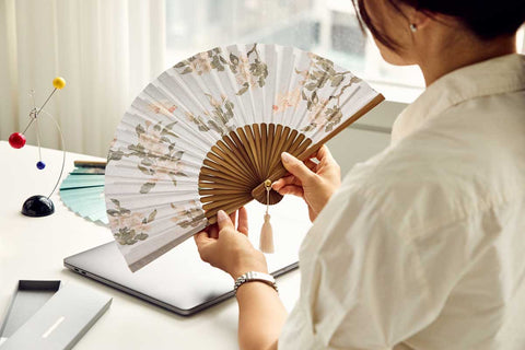 Folding Fan(Flowers)