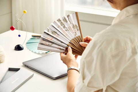 Folding Fan(Flowers)