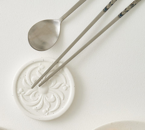 Spoon&Chopstick Rest Set (Sumaksae, 3p)