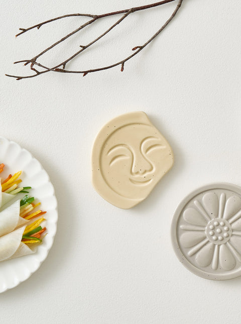 Spoon&Chopstick Rest Set (Sumaksae, 3p)