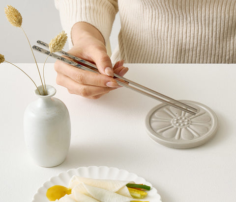 Spoon&Chopstick Rest Set (Sumaksae, 3p)