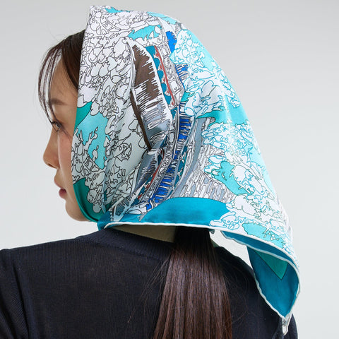 Scarf (Baegak Chunhyodo, Green)
