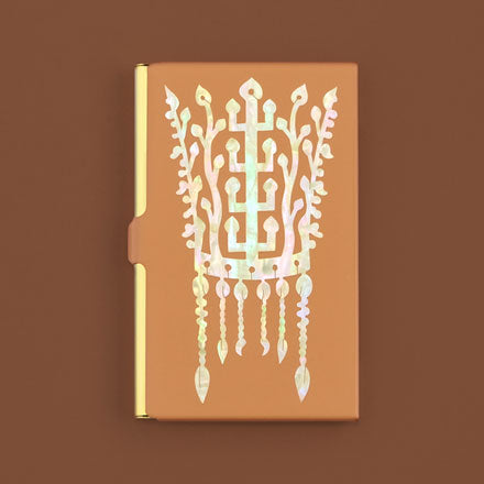 Silla Gold Crown Business Card Holder