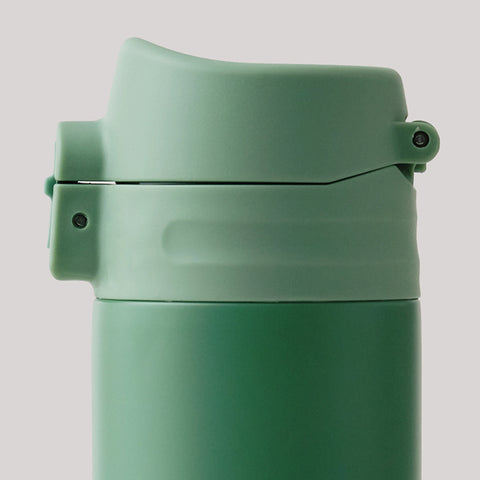 Green Tumbler(Plum Blossom, Bamboo, and Crane Pattern)