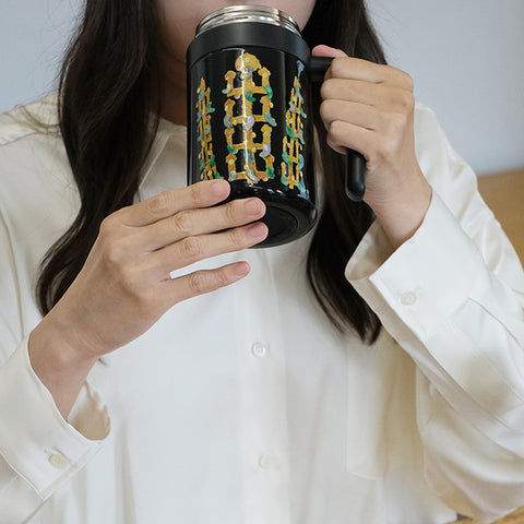 Cheonmachong Gold Crown Cup 420ml (Black)