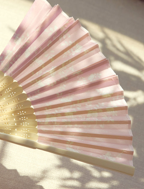 Fabric Fan (pink)