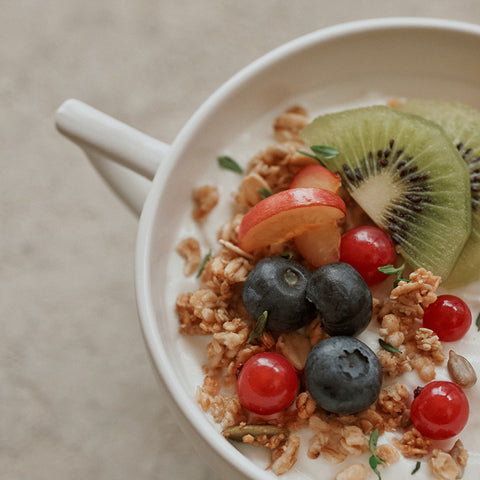 White Porcelain Yogurt Bowl (A)