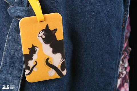 Mysterious Cats Luggage Tag