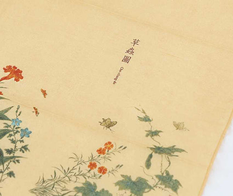 Insect and Flower Handkerchief